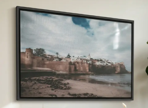 Kasbah Rabat Flash Deal -50% Premium 120X80 cadre doré