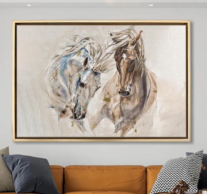 Tableau EMOTIONAL 200X120 / DELUXE / Cadre doré