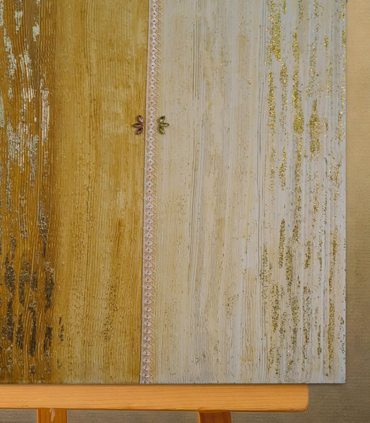Radiance Jaune- signé par l'artiste Nada ZR. – Massinart