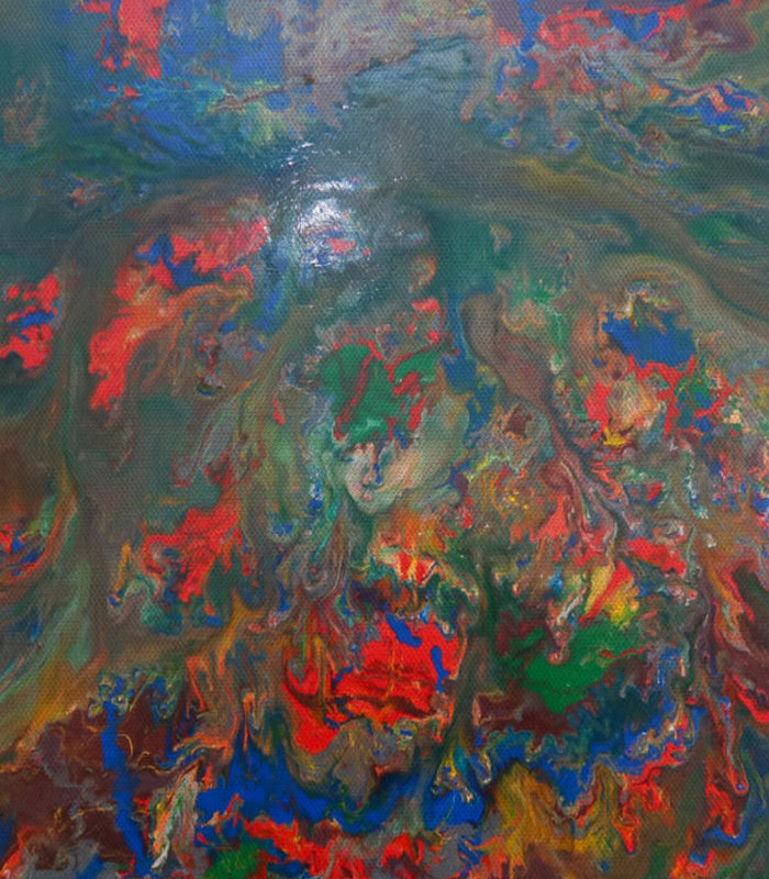 Éclat Tri couleur- signé par l'artiste Nada ZR. – Massinart