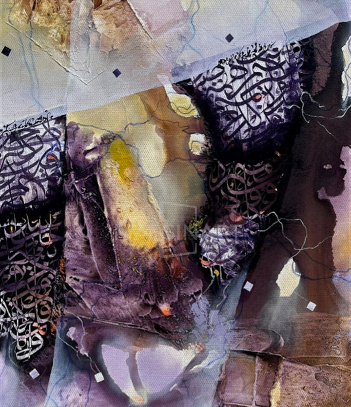 OCEAN TONES 16 - Tableau original signé par l'artiste Abdelkader K. – Massinart