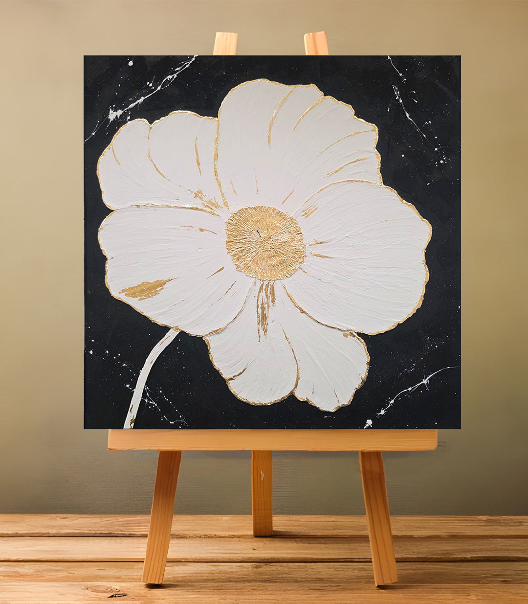 Corazón de Oro - signé par l'artiste Dina ZR. – Massinart