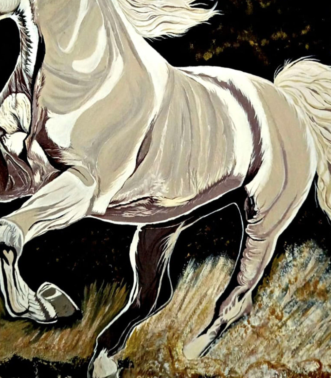 La liberté sauvage - signé par l'artiste Chaymae Boukouk