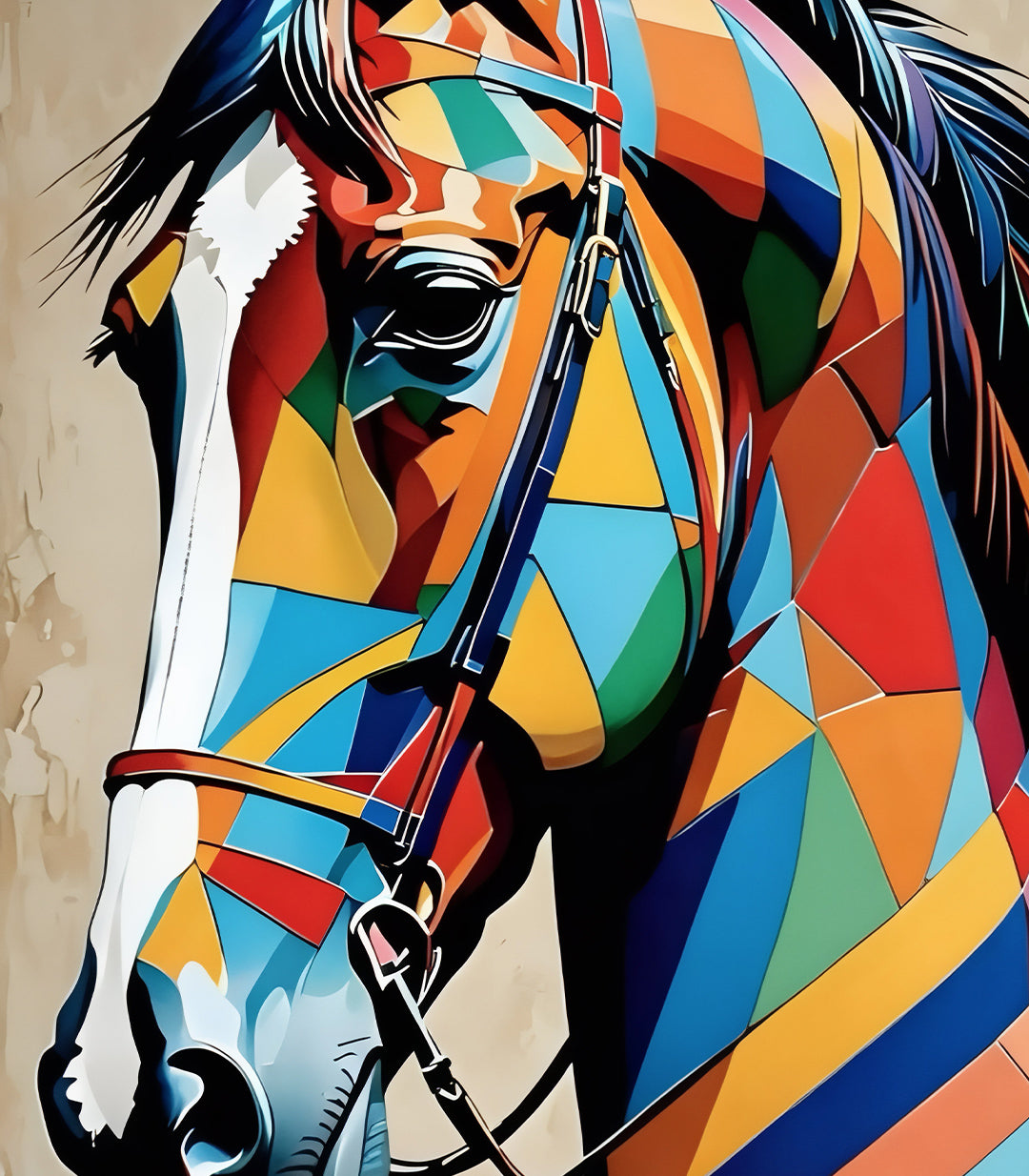 La force des couleurs - signé par l'artiste Chaymae Boukouk