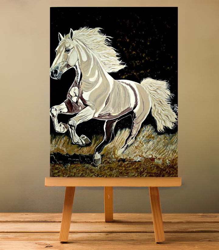 La liberté sauvage - signé par l'artiste Chaymae Boukouk