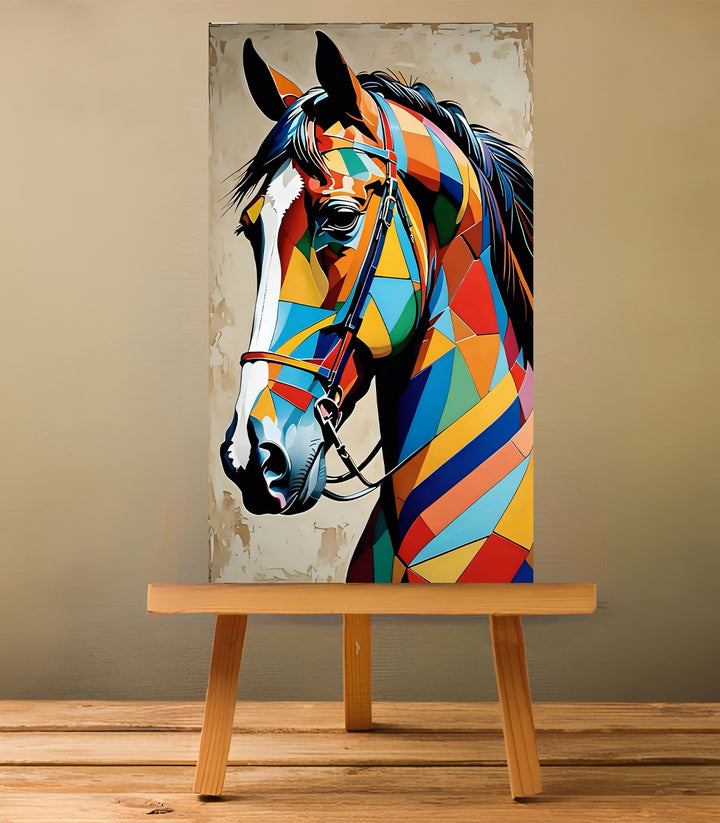 La force des couleurs - signé par l'artiste Chaymae Boukouk