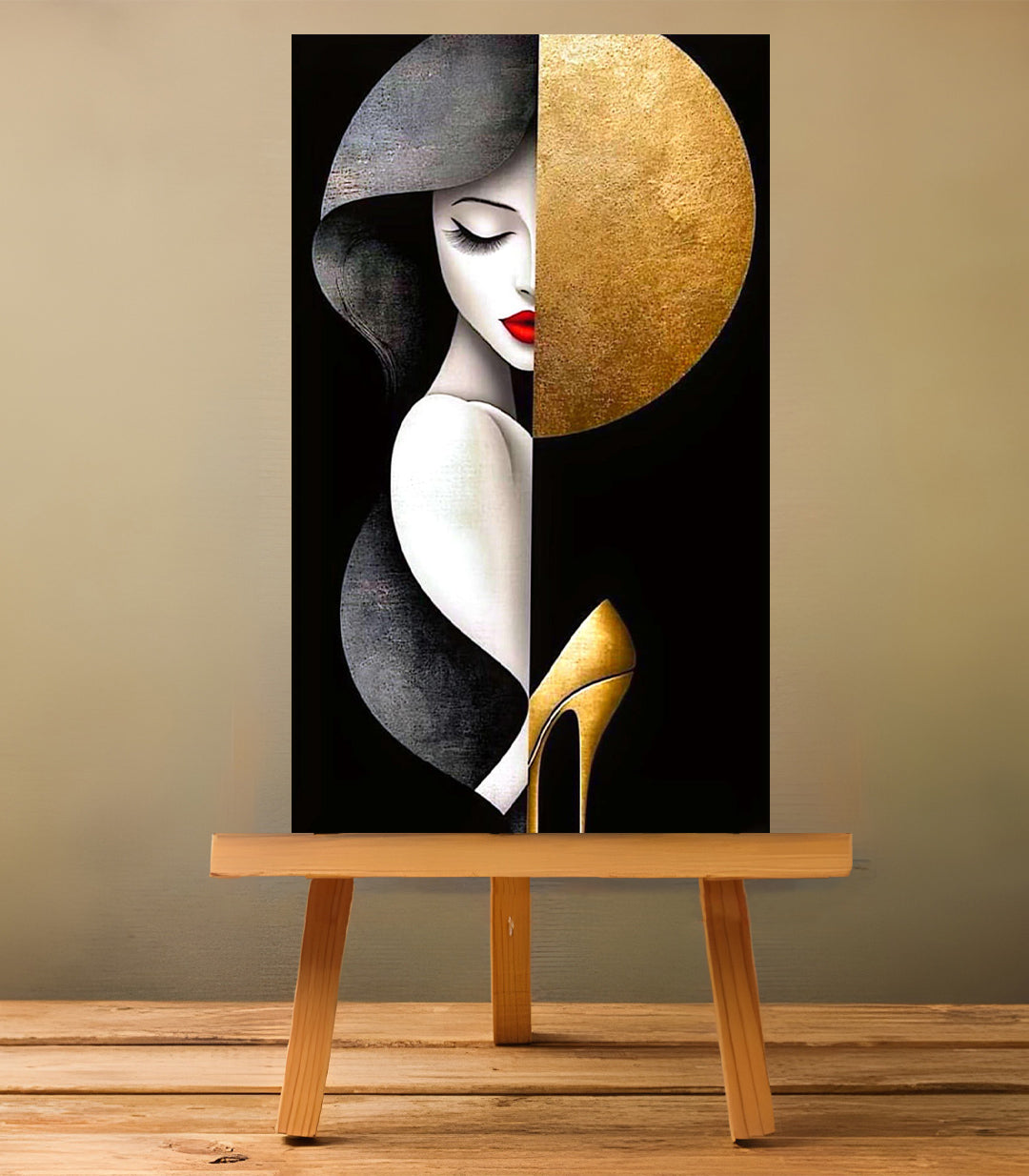 Un visage d'élégance - signé par l'artiste Chaymae Boukouk