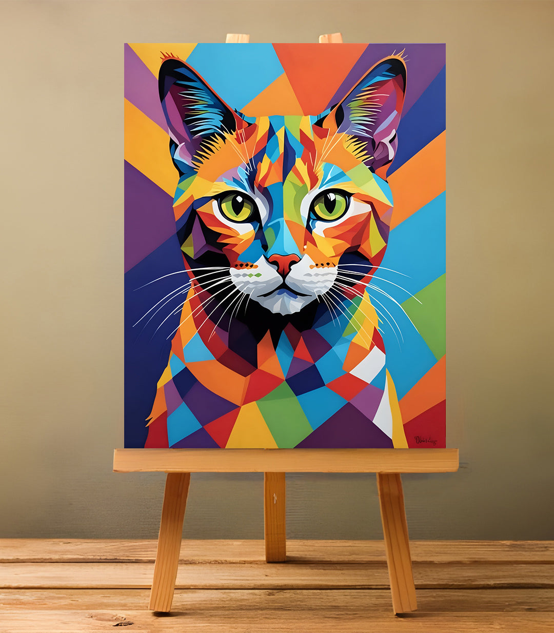 Les couleurs de la vie - signé par l'artiste Chaymae Boukouk