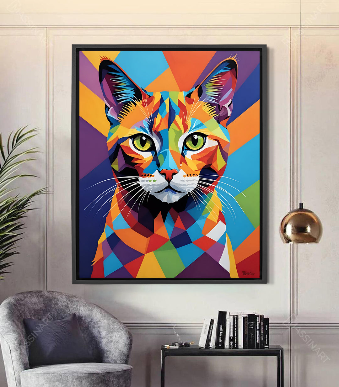 Les couleurs de la vie - signé par l'artiste Chaymae Boukouk