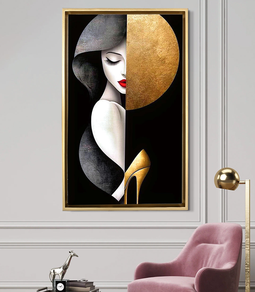 Un visage d'élégance - signé par l'artiste Chaymae Boukouk