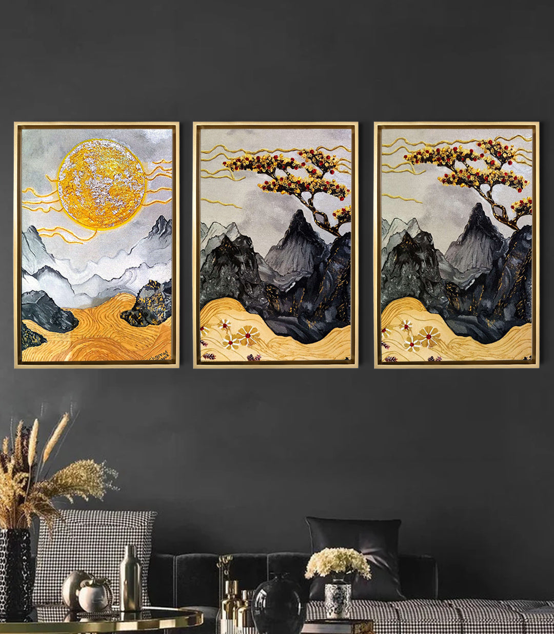 Entre la lumière et la cendre - signé par l'artiste Chaymae Boukouk