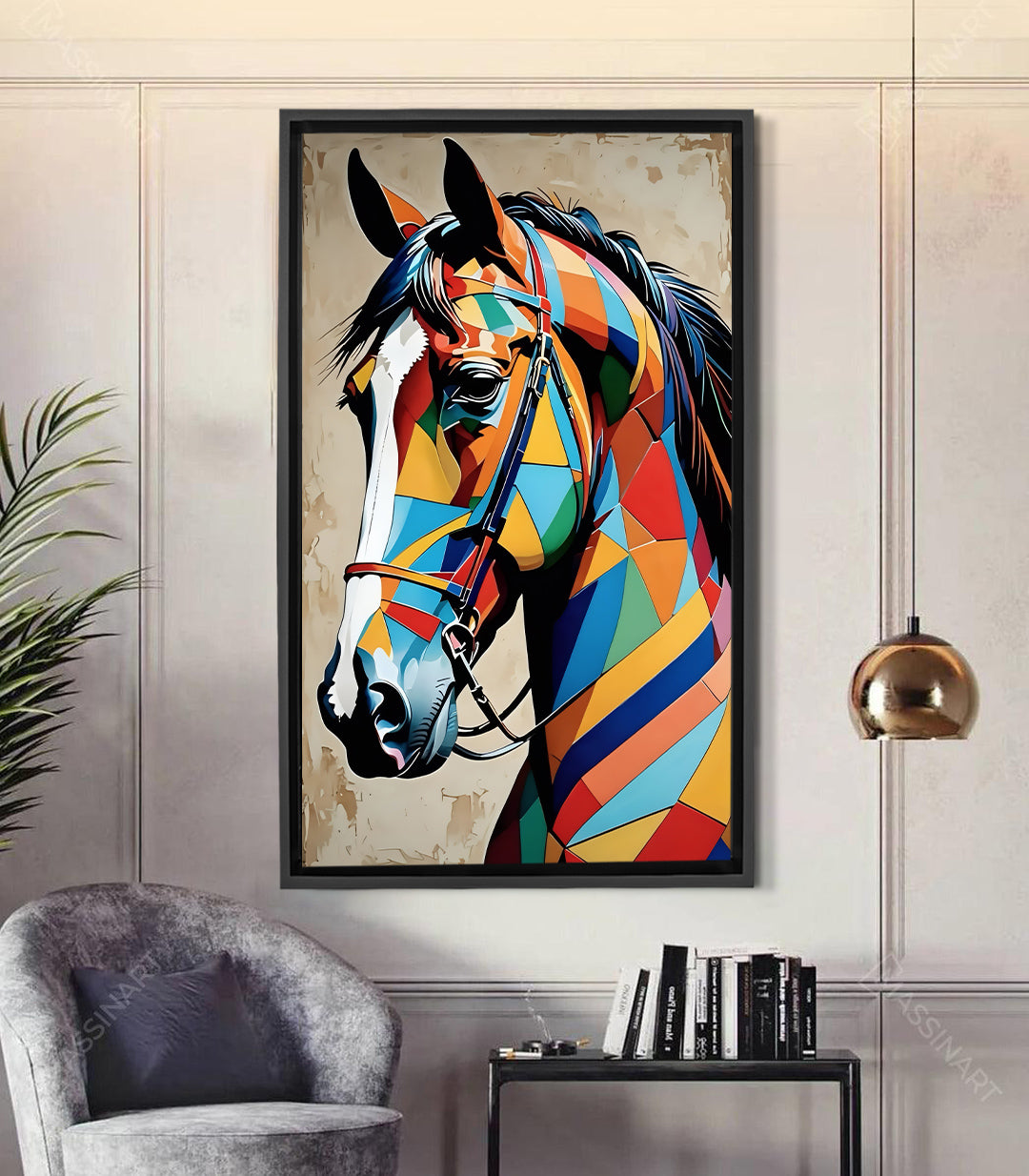 La force des couleurs - signé par l'artiste Chaymae Boukouk