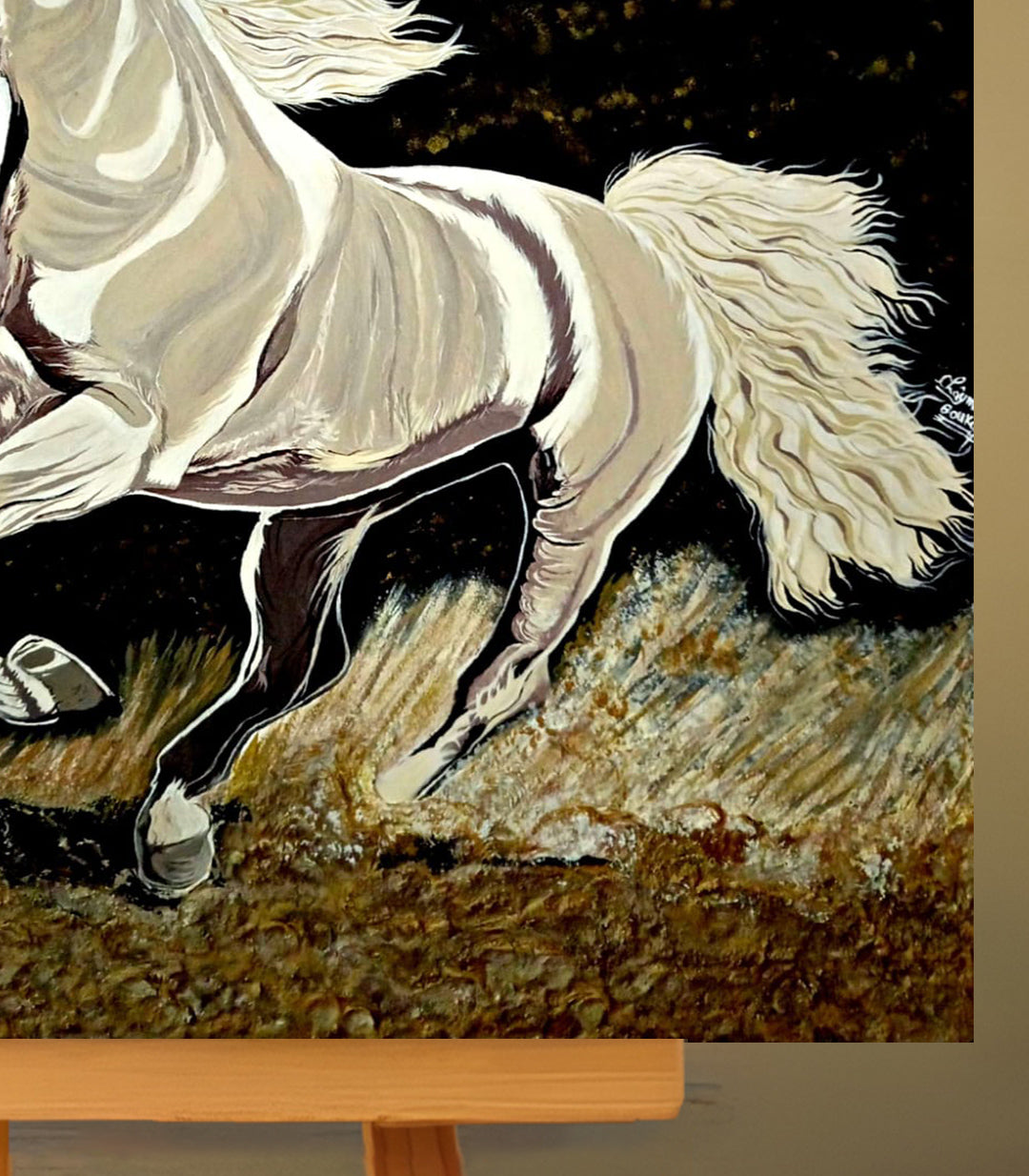 La liberté sauvage - signé par l'artiste Chaymae Boukouk