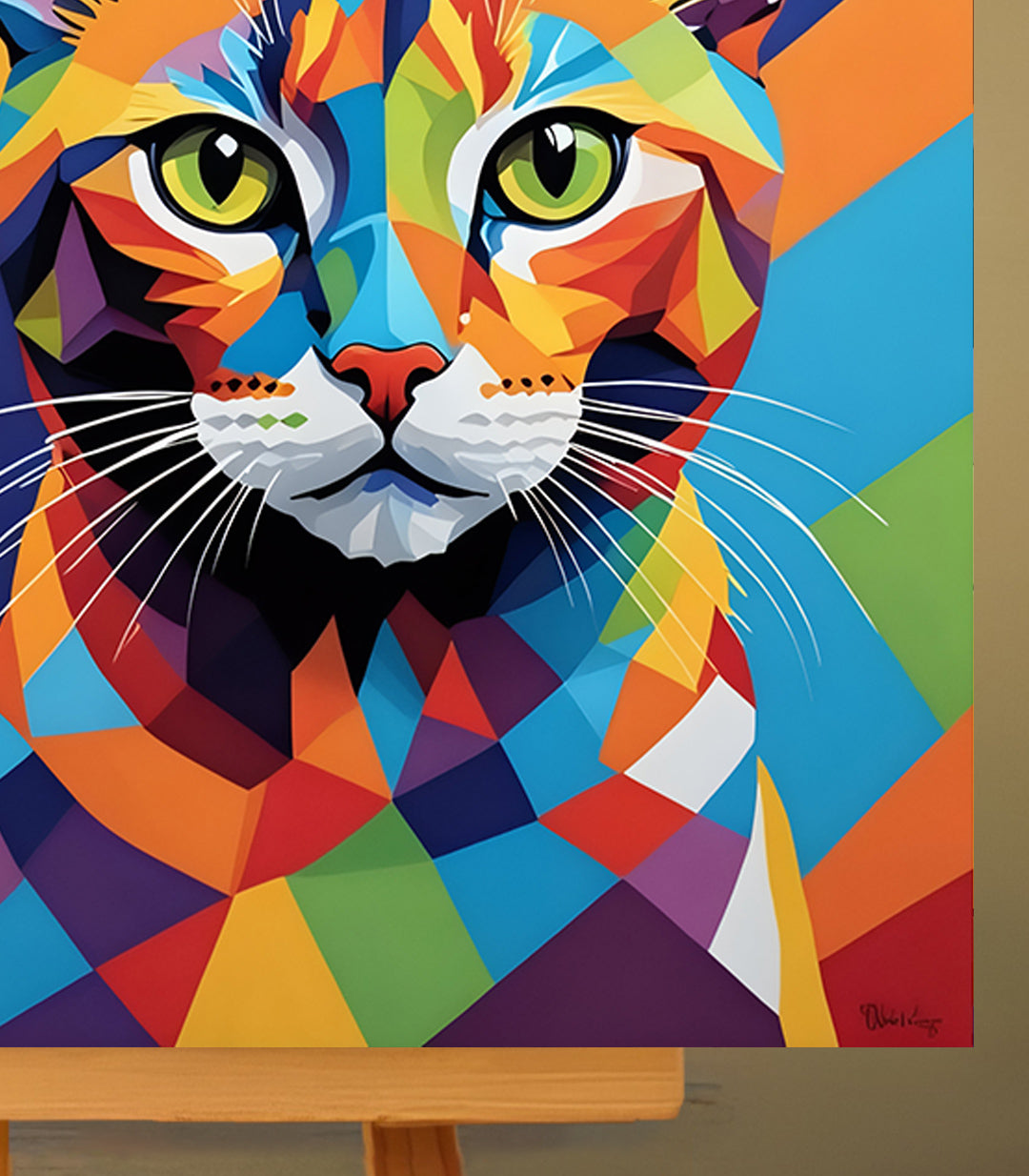 Les couleurs de la vie - signé par l'artiste Chaymae Boukouk