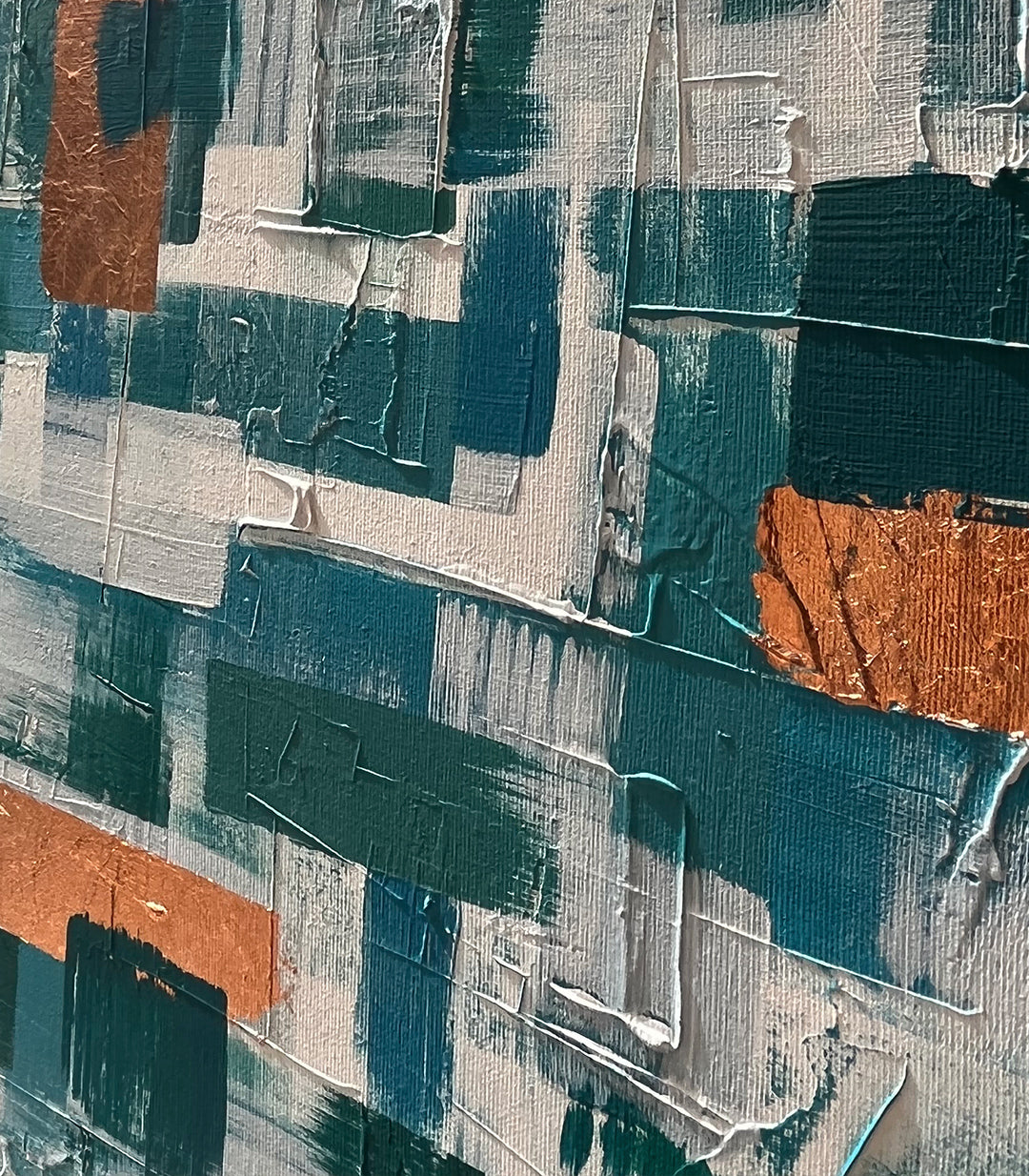 Camaïeu Vert - signé par l'artiste Fatine El Mansour