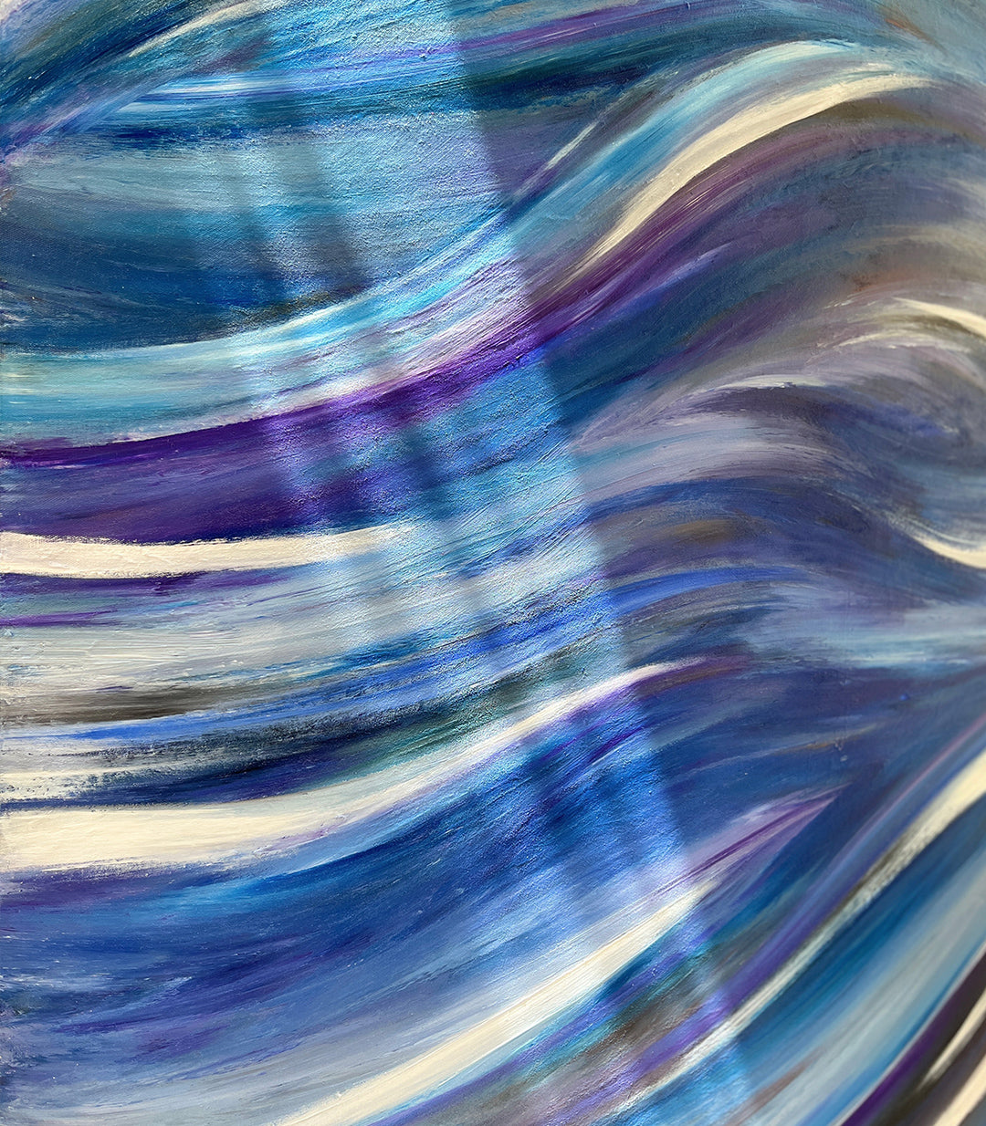 Ecume nocturne - signé par l'artiste Fatine El Mansour