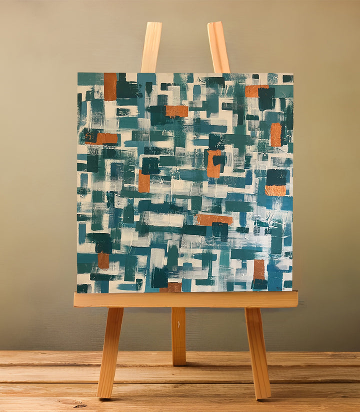 Camaïeu Vert - signé par l'artiste Fatine El Mansour