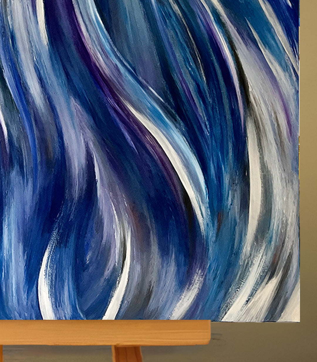 Ecume nocturne - signé par l'artiste Fatine El Mansour