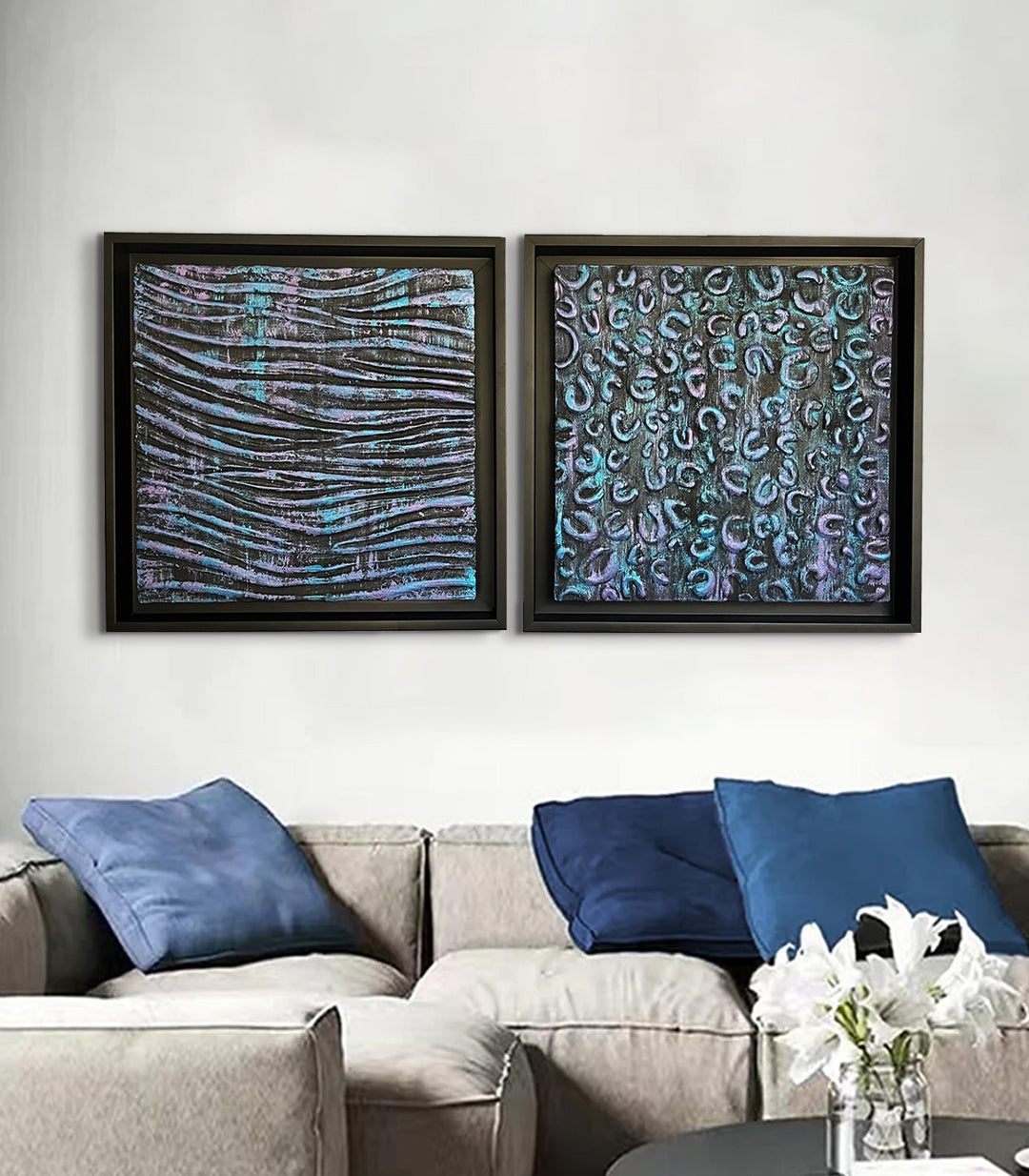 Dualité - signé par l'artiste Fatine El Mansour