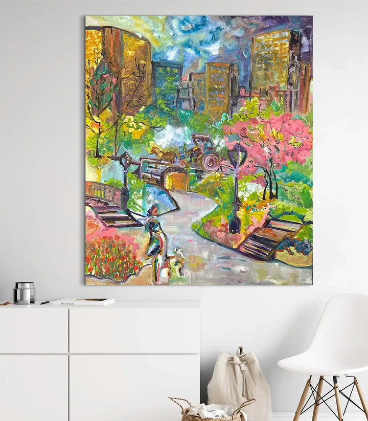 CENTRAL PARK - signé par l'artiste Imane Laamiri – Massinart