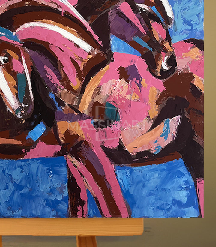 Harmonie Équine - signé par l'artiste Meryem YH. – Massinart