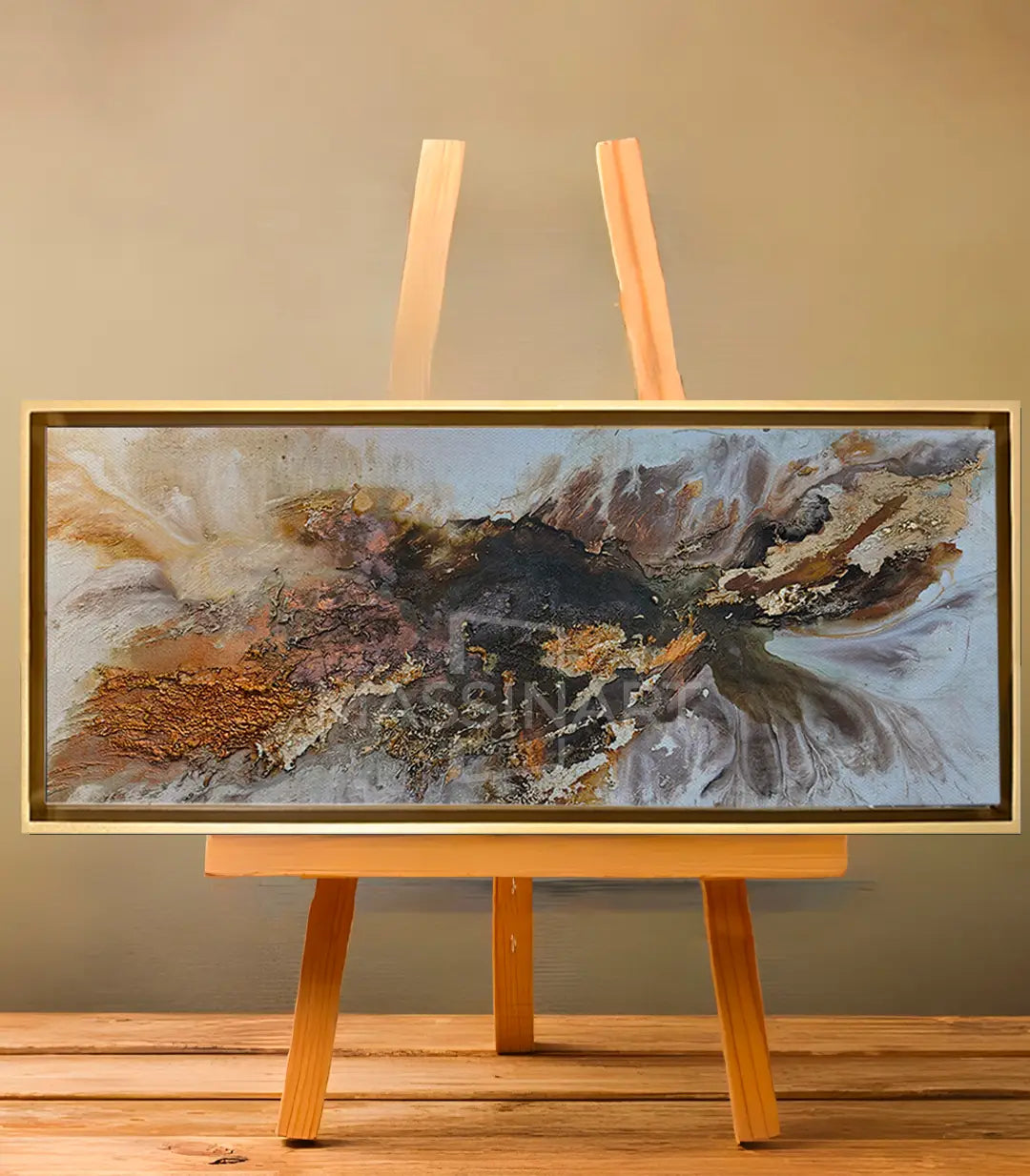 Eruption - Tableau original signé par l'artiste Meryem YH – Massinart