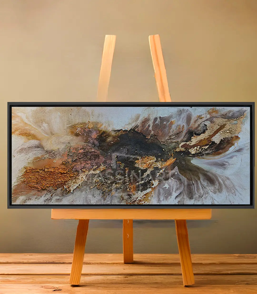Eruption - Tableau original signé par l'artiste Meryem YH – Massinart