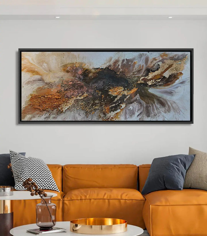 Eruption - Tableau original signé par l'artiste Meryem YH – Massinart