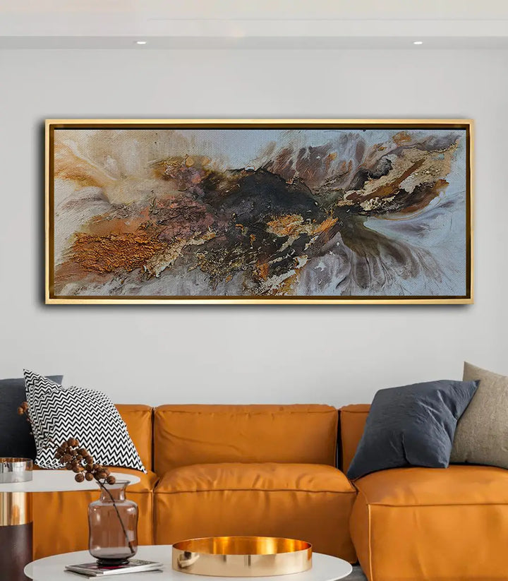 Eruption - Tableau original signé par l'artiste Meryem YH – Massinart