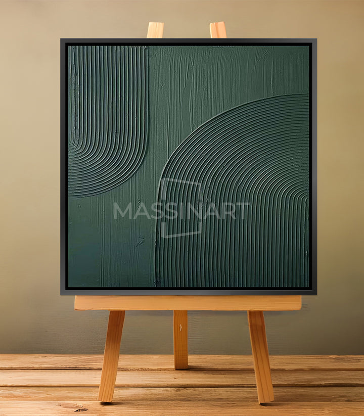 Verde Curvo- signé par l'artiste Dina ZR.