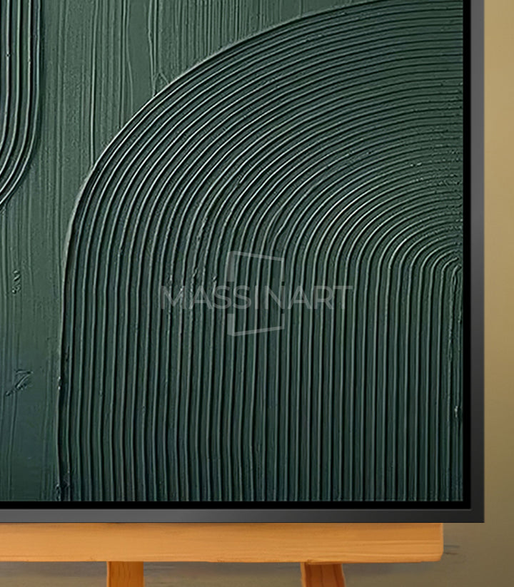 Verde Curvo- signé par l'artiste Dina ZR. – Massinart