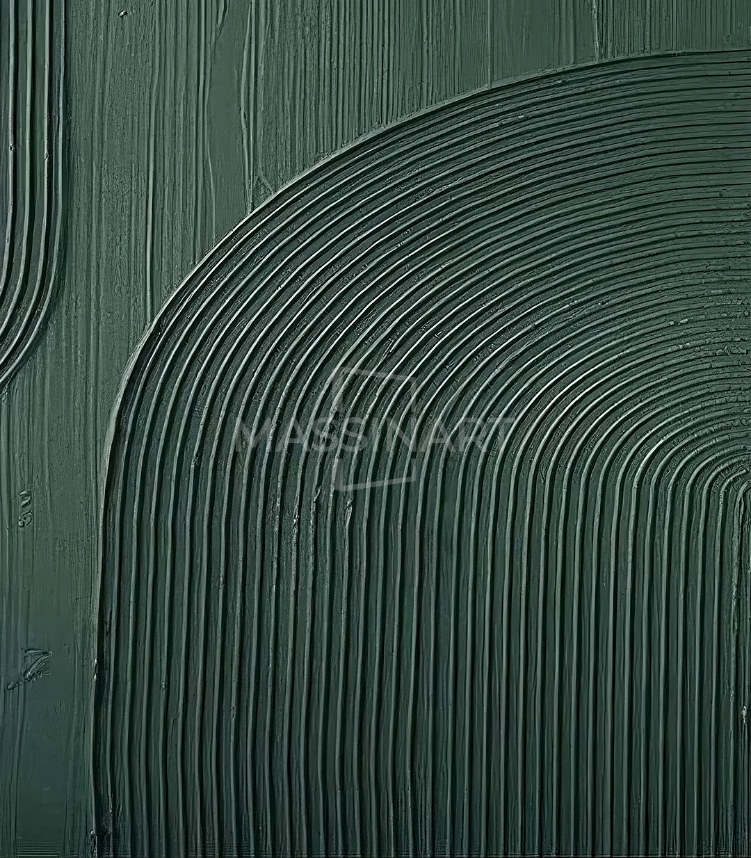 Verde Curvo- signé par l'artiste Dina ZR.