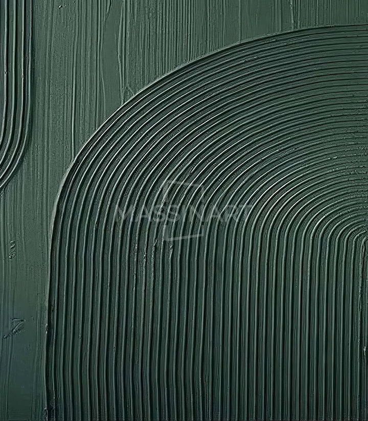 Verde Curvo- signé par l'artiste Dina ZR. – Massinart