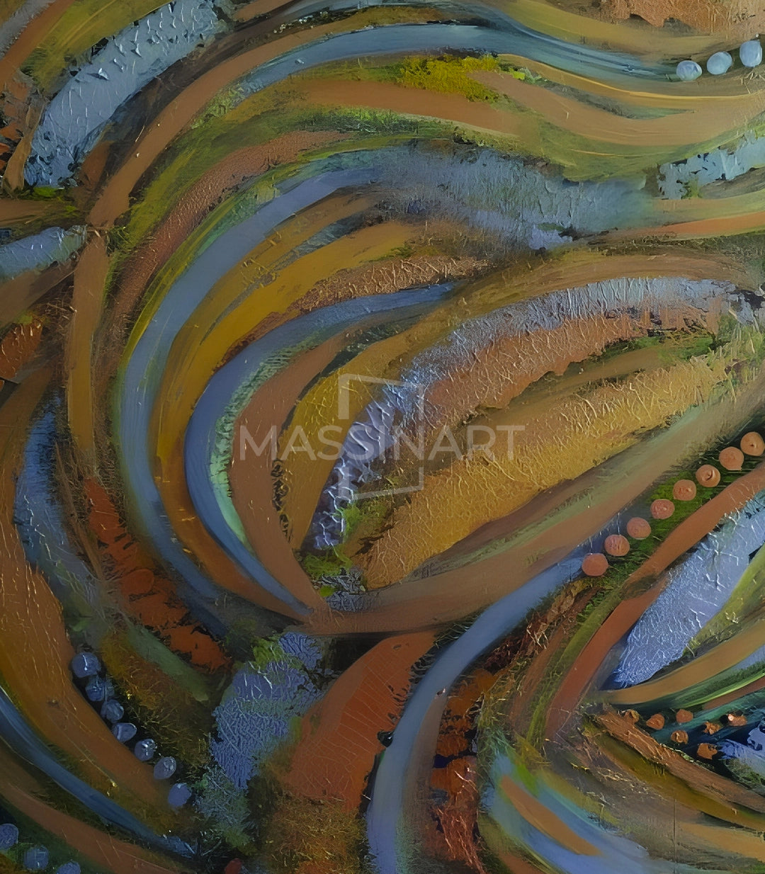 Lumière brillante - signé par l'artiste Jihane Ouchrif.