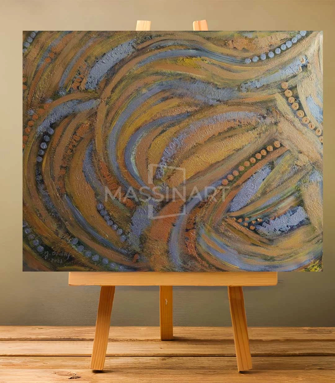 Lumière brillante - signé par l'artiste Jihane Ouchrif.