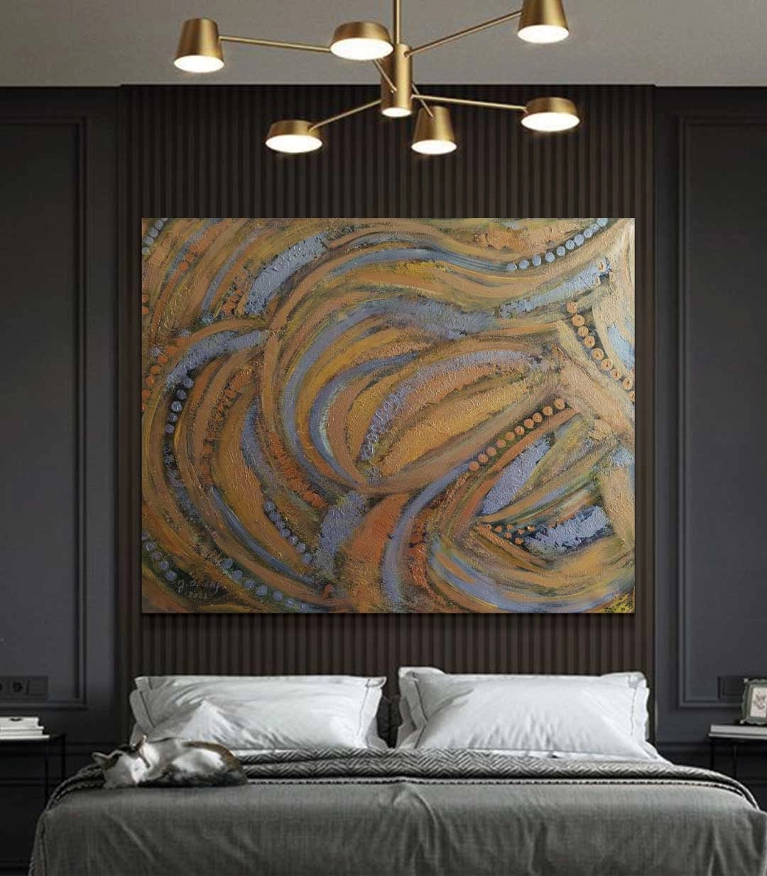 Lumière brillante - signé par l'artiste Jihane Ouchrif.