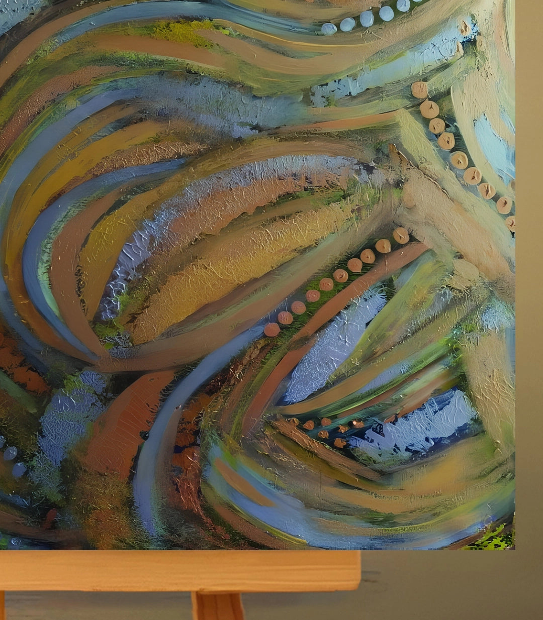 Lumière brillante - signé par l'artiste Jihane Ouchrif.