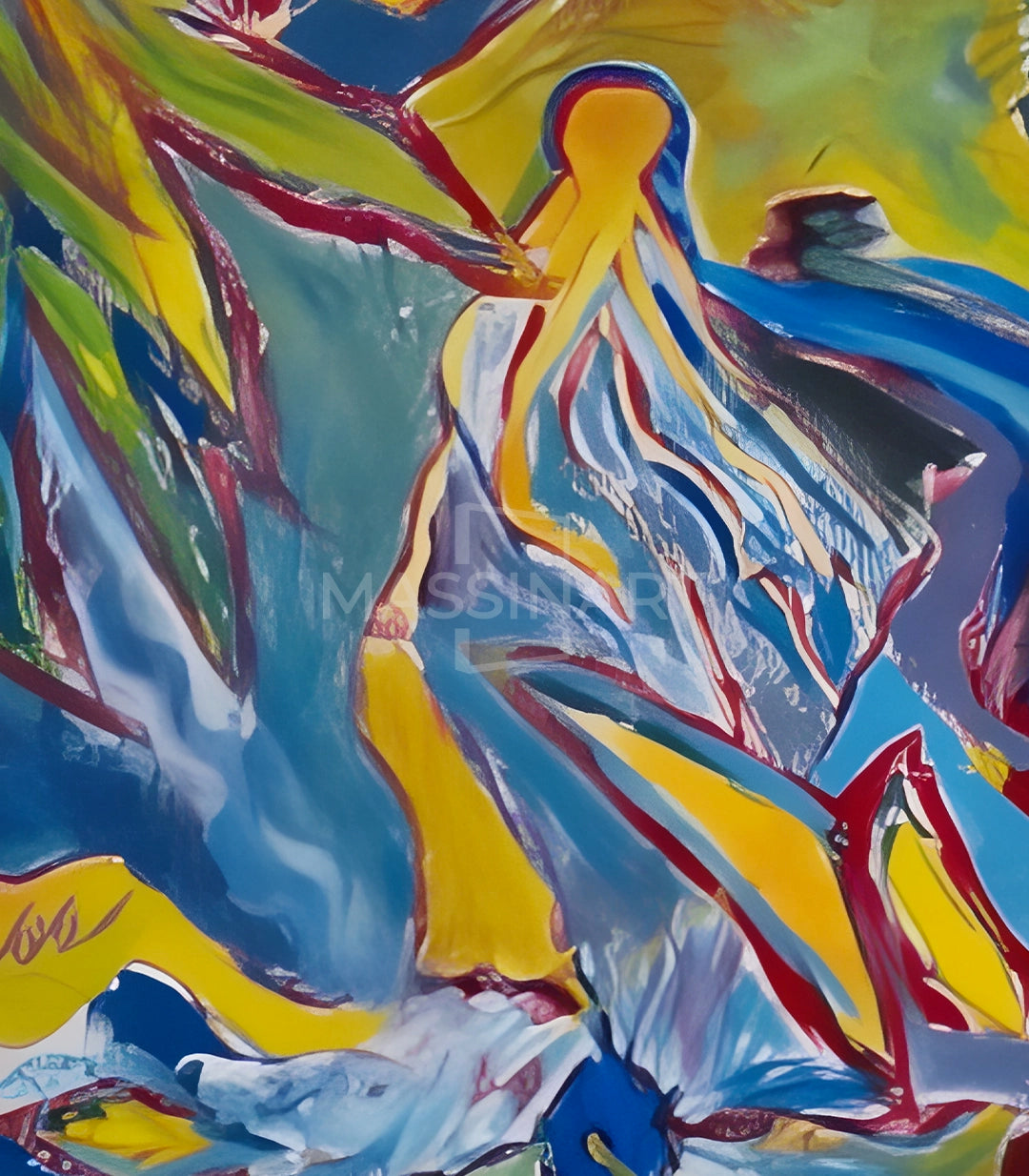 Becomin Light - signé par l'artiste Kawtar Ben Yahia.