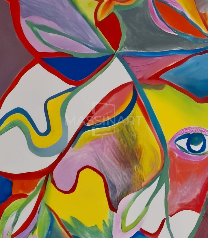 Fragments in Bloom - signé par l'artiste Kawtar Ben Yahia. – Massinart