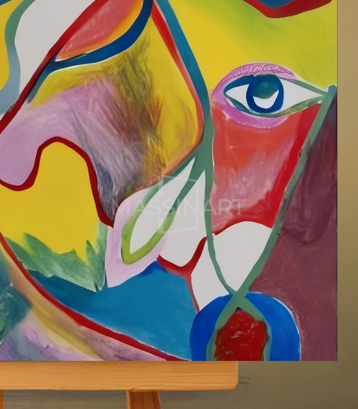 Fragments in Bloom - signé par l'artiste Kawtar Ben Yahia. – Massinart