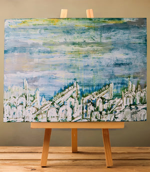 Balade - signé par l'artiste Latifa Tahraoui