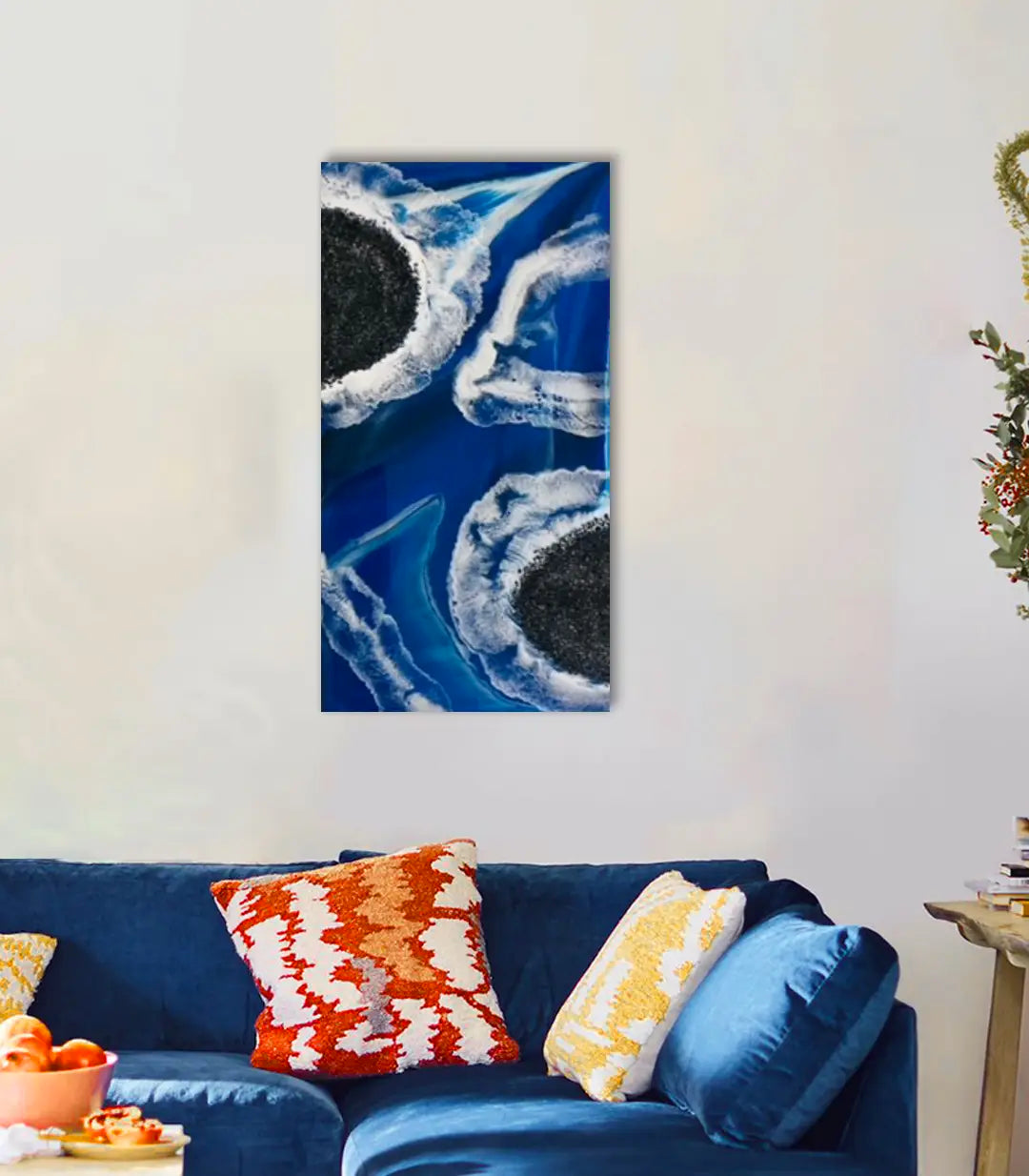 Fossil Blue - signé par l'artiste Maryam Youssefi – Massinart