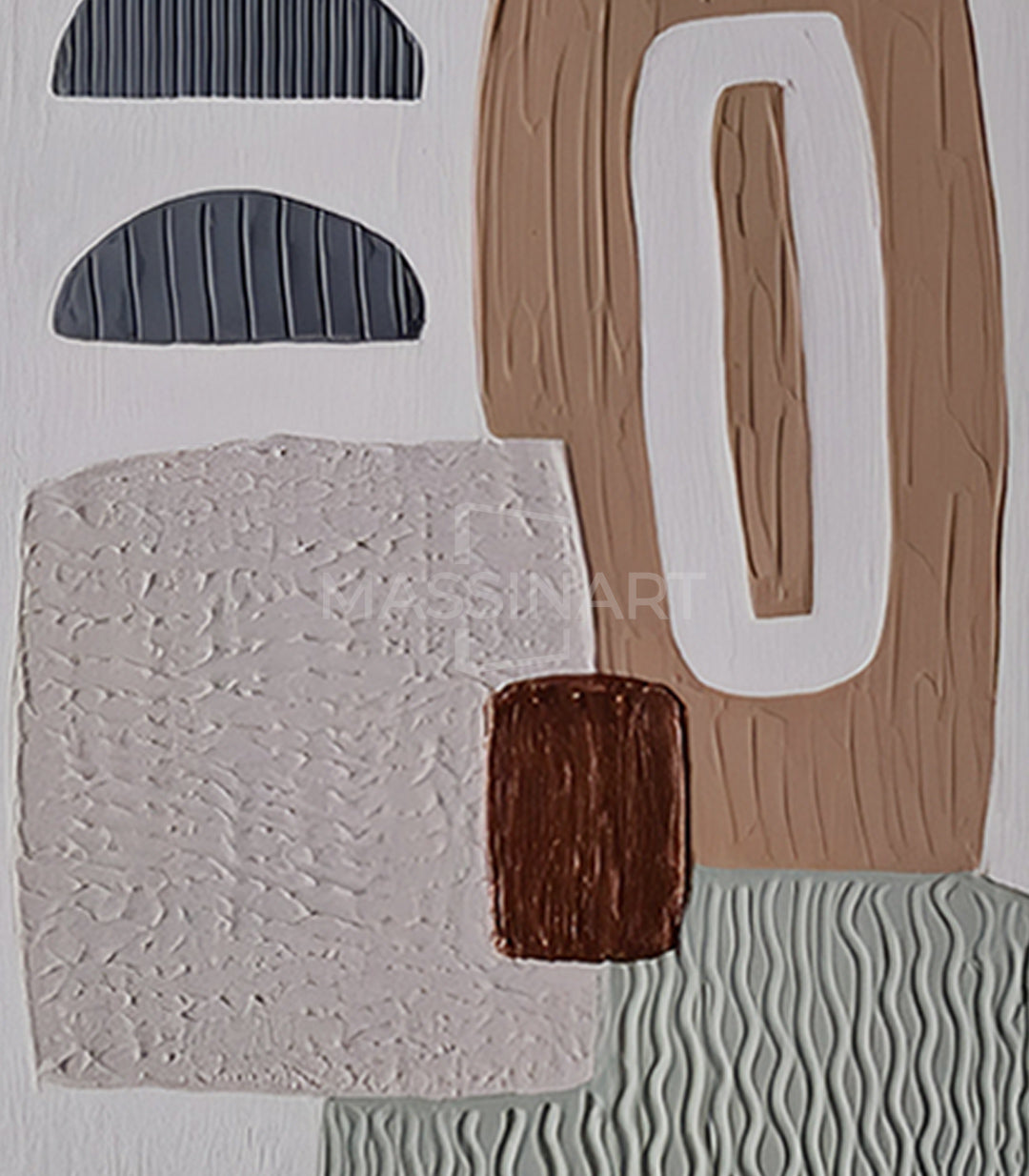 Calma Geométrica - signé par l'artiste Dina ZR.