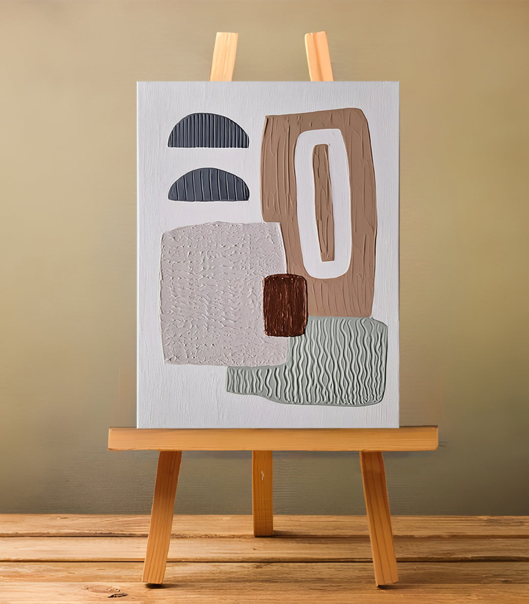 Calma Geométrica - signé par l'artiste Dina ZR.