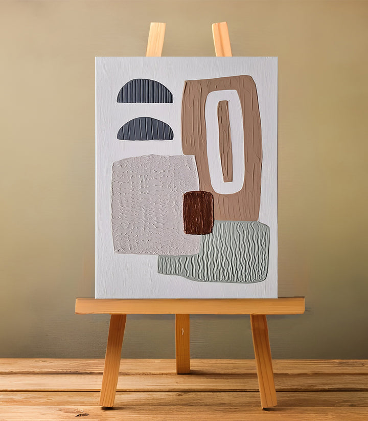 Calma Geométrica - signé par l'artiste Dina ZR.