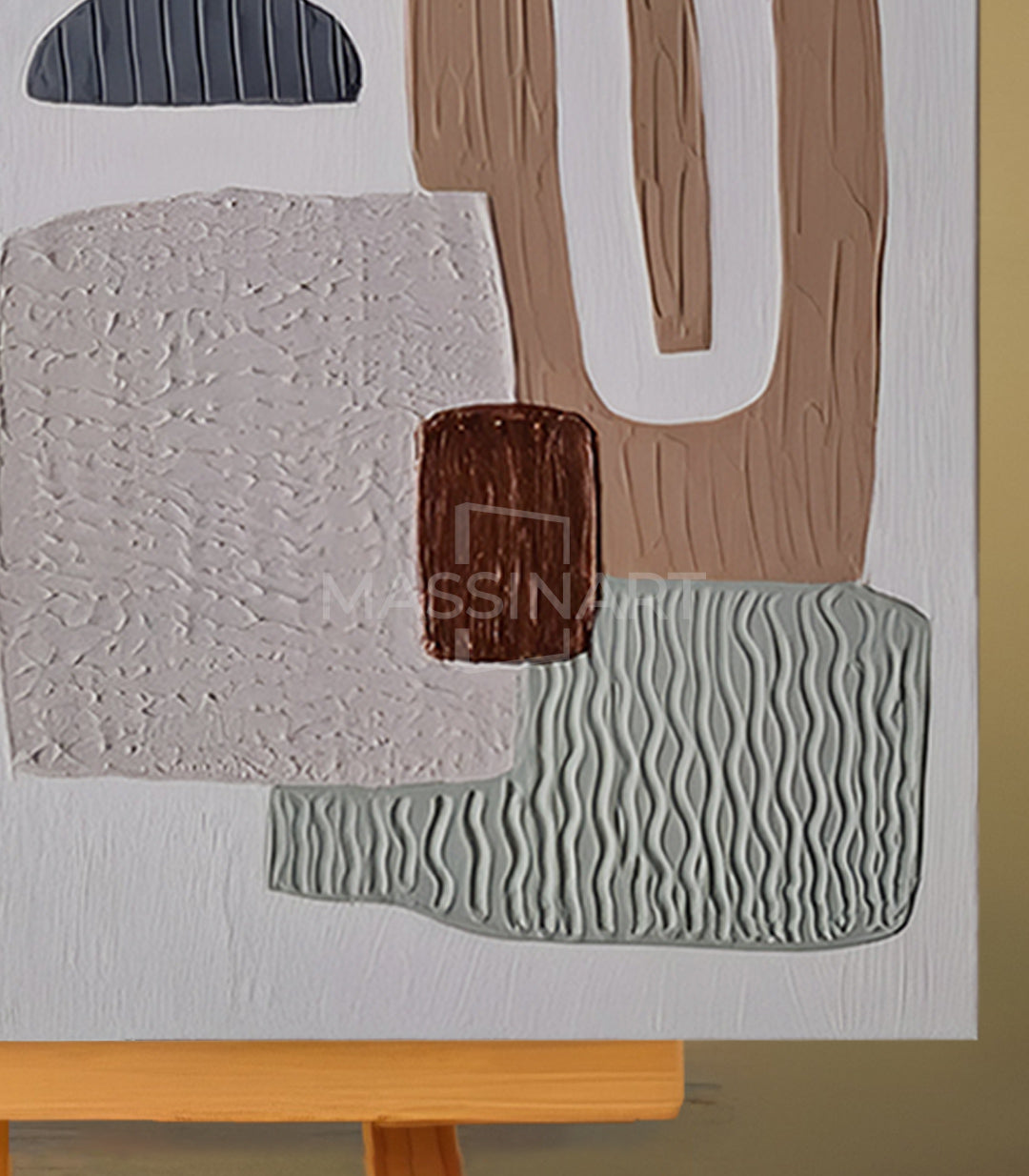 Calma Geométrica - signé par l'artiste Dina ZR.