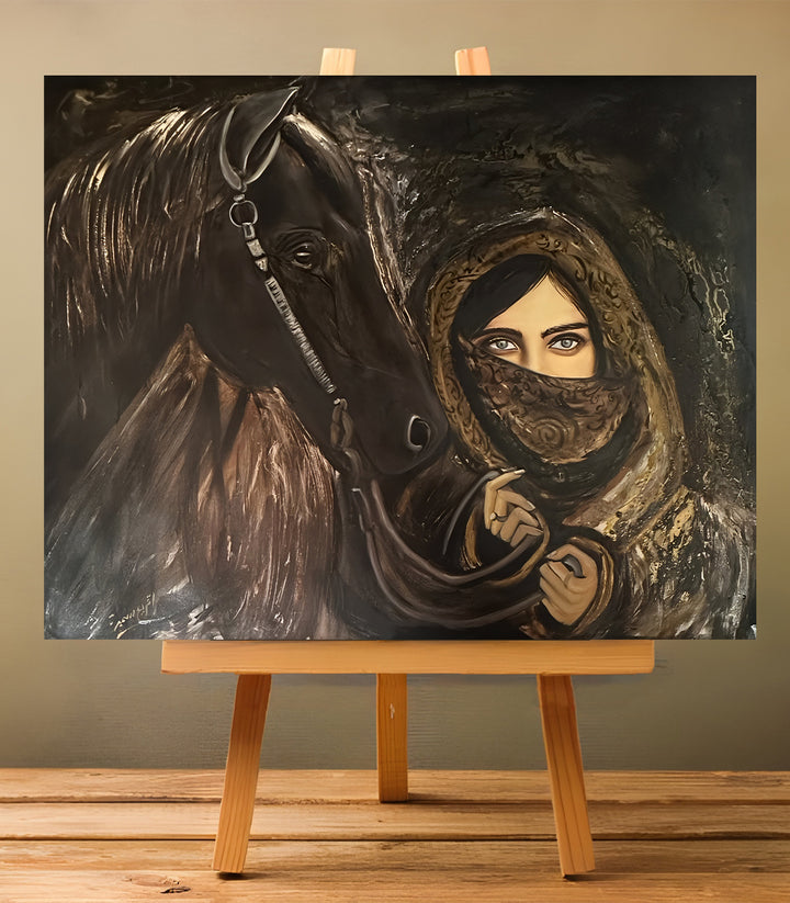 Desert Companions - signé par l'artiste Samira AKR.