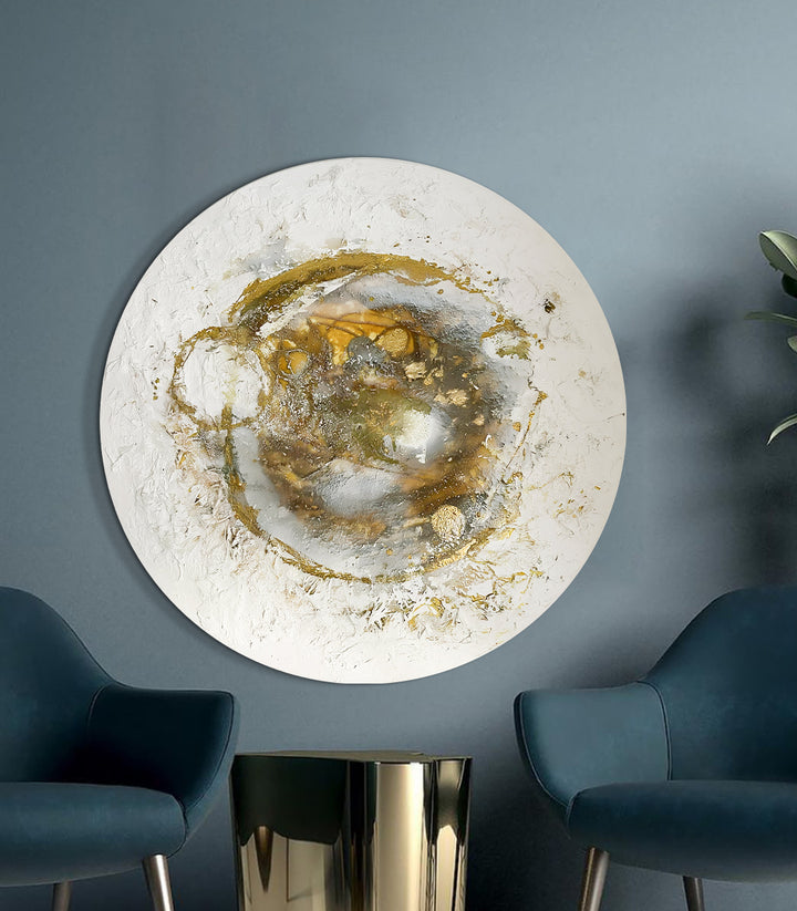 Golden Aura - signé par l'artiste Samira AKR. – Massinart