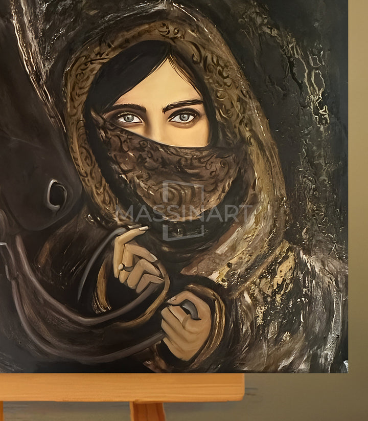 Desert Companions - signé par l'artiste Samira AKR. – Massinart