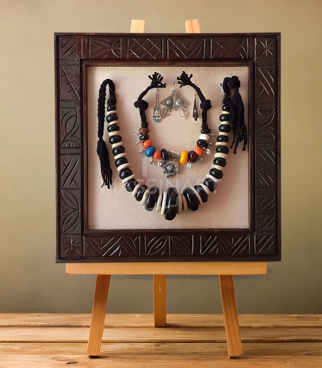 Héritage en perles - signé par l'artiste Sara Hamid.